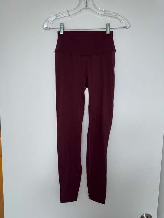 Paragon Pants - Paragon High-Rise Leggings Maroon